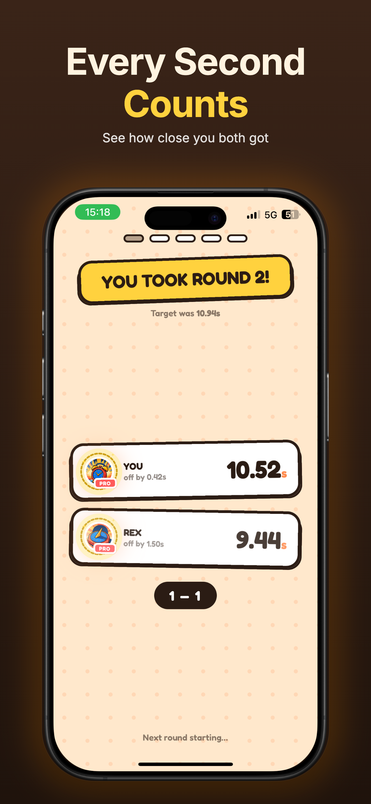 SplitSecond round reveal